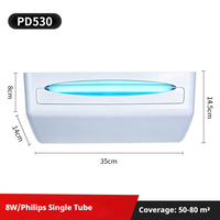Piège à moustiques UV commercial ZAX Mini, piège collant silencieux, lumière anti-moustiques pour l'industrie de la restauration et les petites entreprises
