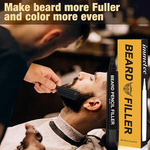 Penna per il riempimento della <span class=keywords><strong>barba</strong></span> copertura personalizzata ispessimento colore naturale trucco da <span class=keywords><strong>uomo</strong></span> riempitivo per matita da <span class=keywords><strong>barba</strong></span> a 4 punte per <span class=keywords><strong>uomo</strong></span> con pennello - Product Image 3