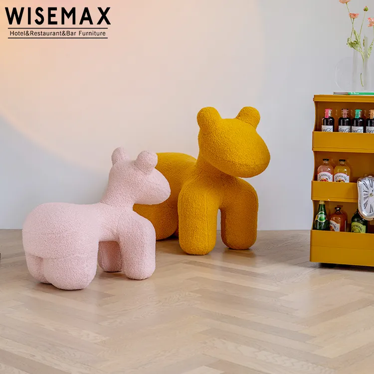 WISEMAX FURNITURE Modern Minimalist Small Living Room sedia per bambini Design creativo sedia per animali sedia per cavalli
