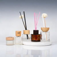 Capuchons distributeurs en bois personnalisés à faible MOQ avec couvercle torsadé pour diffuseur d'huile capillaire et diffuseur à bâtonnets pour la maison, le salon et le spa
