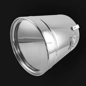 Stainless Steel Airtight <b>Storage</b> <b>Container</b> with Clasp Lid Cylinder Shape Moisture Proof Food Preservation <b>Kitchen</b> Use - Product Image 2
