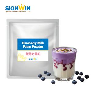 ผลิตในไต้หวัน ผงนมโฟมบลูเบอร์รี่ ชงง่าย ใช้ได้หลากหลายรูปแบบ สำหรับทำสมูทตี้ - Product Image 3
