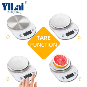 도매 3KG 전자 주방 식품 저울 디지털 원형 주방 저울 - Product Image 3