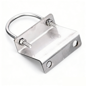 Collier de serrage <span class=keywords><strong>en</strong></span> <span class=keywords><strong>U</strong></span> pour tube, finition anticorrosion, fixation de pipeline de construction, support de fixation <span class=keywords><strong>en</strong></span> <span class=keywords><strong>U</strong></span> <span class=keywords><strong>en</strong></span> métal avec plaque de base - Product Image 2