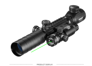 4-trong-1 phạm vi 3-9x32 Combo chức năng Rangefinder phạm vi chiến thuật Red Green Dot reticles Sight - Product Image 4