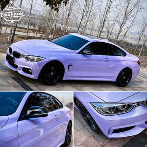 5x59FT haute qualité brillant violet PET support PET Star Dezi auto-adhésif PVC pleine voiture carrosserie emballage vinyle <span class=keywords><strong>Film</strong></span> - Product Image 4