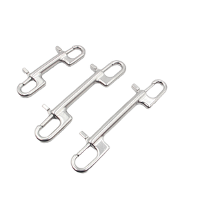 <span class=keywords><strong>Mousqueton</strong></span> à <span class=keywords><strong>double</strong></span> extrémité en acier inoxydable 316 pour laisse de chien, anneau pivotant, <span class=keywords><strong>mousqueton</strong></span> pour la plongée sous-marine - Product Image 2