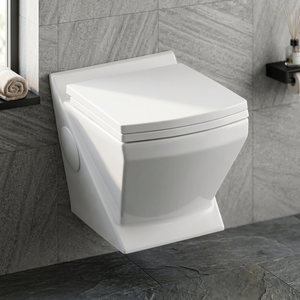Europa hotel de lujo color blanco ahorro de agua armario de agua de cerámica estándar europeo WC oculto inodoro de pared sin montura - Product Image 1
