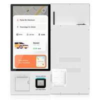 Kiosque de paiement extérieur étanche personnalisé, distributeur automatique de billets 21,5 pouces, écran tactile, fonction SDK, montage mural, Intel