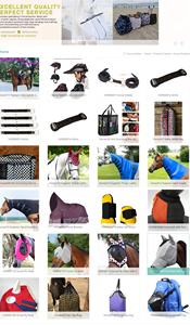 מתגבות לסוסים עם מגן מתגבה, ציוד רתמה לסוסים - Product Image 3