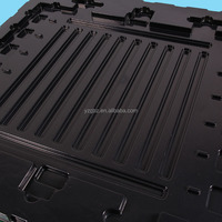Bandeja de Transporte Apilable YZG de Plástico HDPE Resistente y Duradero de 1-3 mm de Espesor, Moldeada al Vacío, para Almacenamiento de Herramientas