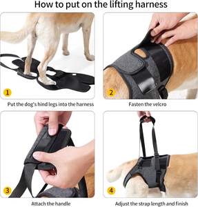 Arnês Ajustável para Cães com Suporte para as Patas Traseiras, Sling Carrier para Cães de Médio e Grande Porte - Product Image 6