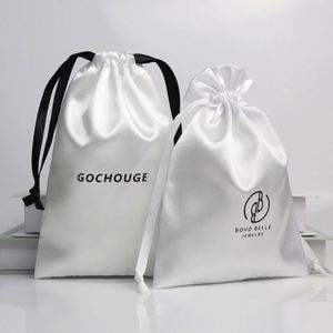 Sac à cheveux personnalisé en velours avec doublure en satin, grand sac cadeau, sacs en velours pour perruques - Product Image 6