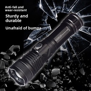 <span class=keywords><strong>Linterna</strong></span> LED de Aleación de Aluminio Recargable por USB Tipo-C, de Alta Intensidad y Largo Alcance (100-200m), <span class=keywords><strong>con</strong></span> Protección IP20, para Fuerzas Especiales - Product Image 4