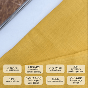 Tela 100% Ramio de 74 g/m², Ligera y Transpirable, para Prendas de Vestir Femeninas, Certificación OEKO-TEX, Suministro de Fábrica al por Mayor para Europa - Product Image 2