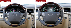 หน้าปัดดิจิตอลขนาด 12.3 นิ้ว สำหรับรถยนต์ Lexus LX570 ปี 2008-2015 ชุดอัพเกรดจอแสดงผล LCD แสดงความเร็วและรอบเครื่องยนต์ - Product Image 6
