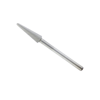 Fraise en carbure de tungstène dentaire pour machine de fraisage de laboratoire dentaire, fraise CAD/CAM pour le finissage des épaules d'implants