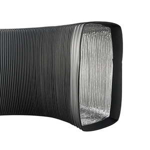 Hvac Hệ thống bộ phận Alu hình chữ nhật PVC nhôm không cách nhiệt Ống linh hoạt cho ống thông gió - Product Image 5