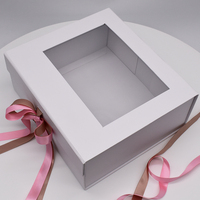 Boîte d'emballage de coffret cadeau de cosmétiques de soins de peau de fenêtre de PVC Transparent de carton de conception de beauté