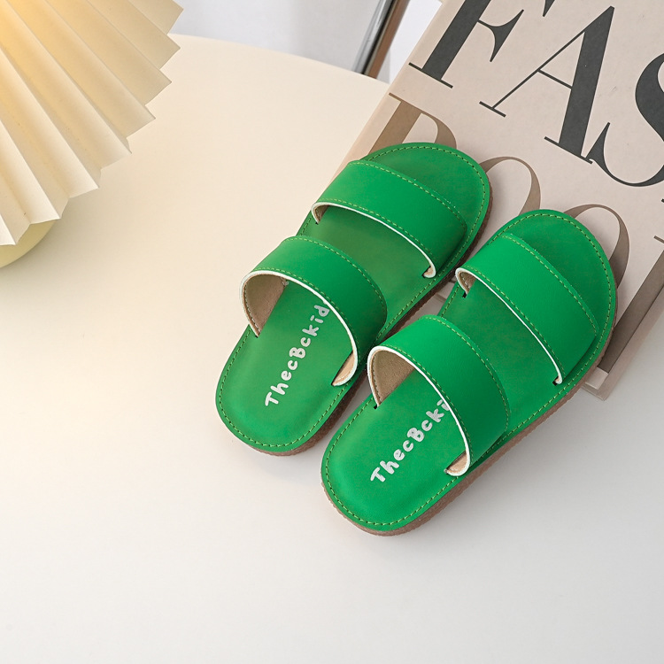 Custom Logo Children Slippers Girls Summer Beach Slides Sandals Kids Slippers Sandals