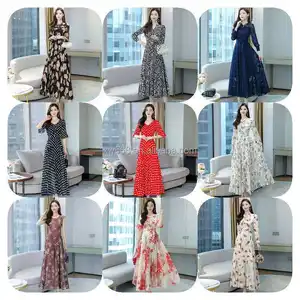 2022 Spring Summer New Damenmode Lässig Schwerindustrie Pailletten Besticktes Kurzarm kleid