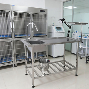 OSCAT Veterinary Anatomy Table 304 Stainless Steel Lab Table Pet Equipment with Sink Veterinary <strong>Instrument</strong> for Veterinary Clinic - Product Image 1