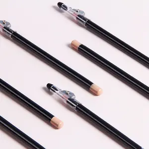 Waterproof Black Cheap Wooden Highlight Pencil Concealer Pencil with Private Logo