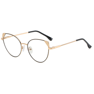 Cateye-gafas antirreflectantes <span class=keywords><strong>para</strong></span> <span class=keywords><strong>mujer</strong></span>, <span class=keywords><strong>lentes</strong></span> <span class=keywords><strong>de</strong></span> Metal <span class=keywords><strong>de</strong></span> alta calidad con bloqueo <span class=keywords><strong>de</strong></span> luz azul, <span class=keywords><strong>2022</strong></span> - Product Image 6