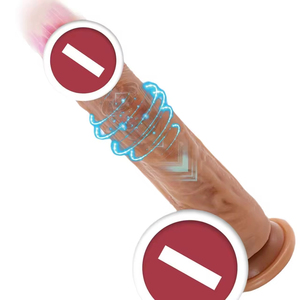 Realistic Dildo for Women <b>Remote</b> <b>Control</b> Telescopic Rotating Heating <b>Vibrating</b> Penis Adult Intimate Sex Product - Product Image 3