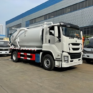 รถดูดสิ่งปฏิกูล ISUZU GIGA 4x2 12CBM ใหม่ เกียร์ธรรมดา ดีเซล ยูโร 3 รถบรรทุกถังสุญญากาศ ราคาถูก - Product Image 3