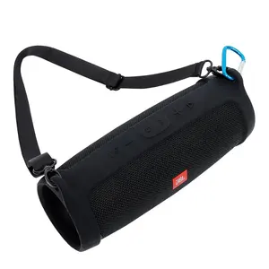 Haut-parleur <span class=keywords><strong>Bluetooth</strong></span> coque en silicone pour <span class=keywords><strong>JBL</strong></span> Charge 4 housse peau avec sangle mousqueton haut-parleur <span class=keywords><strong>Bluetooth</strong></span> sans fil Portable - Product Image 2