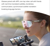 Lunettes intelligentes AIMB-G5 MAX avec caméra 8,0 millions de pixels, enregistrement vidéo 1200P, stockage 16 Go pour le cyclisme et les sports de plein air