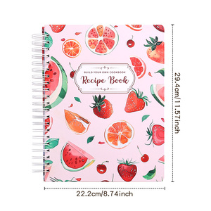 Imoda 192 trang bìa cứng công thức Cuốn Sách Để viết trong công thức nấu ăn của riêng bạn lớn cá nhân trống công thức máy tính xách tay - Product Image 6