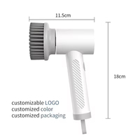 Vente en gros de brosses de nettoyage électriques sans fil multifonctionnelles 8 en 1, brosses magiques rotatives, brosses de nettoyage