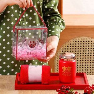 Hot Selling Luxury Eco-Friendly Valentine's Day Gift Box Sets Women Cup Towel Souvenir Mother's Day Graduation Christmas Chinese - Product Image 5