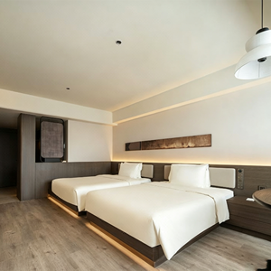 Solución de Proyecto de Muebles de Hotel Modernos de Madera Personalizados con Diseño 3D Gratuito y Planos <span class=keywords><strong>CAD</strong></span> para Uso Comercial - Product Image 1