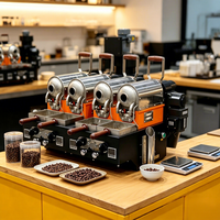 Torréfacteur d'échantillons de café à 4 tambours de petite taille Dongyi, torréfaction simultanée de plusieurs échantillons pour la recherche et le contrôle qualité du café