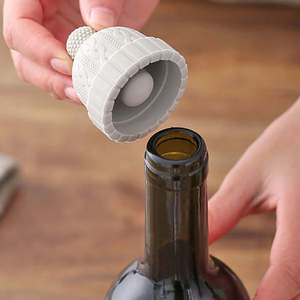 Tapón de Silicona Reutilizable a Prueba de Fugas para Botellas de Vino, Champán y Whisky, Sellador de Botellas, Tapón de Corcho, Accesorios para Bar y Bartender - Product Image 2