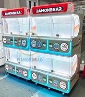 WANGERBAO Distributeur Automatique de Jouets Gacha à 4 Compartiments, Monnayeur Automatique, Gachapon 100mm, Fabricant Grossiste