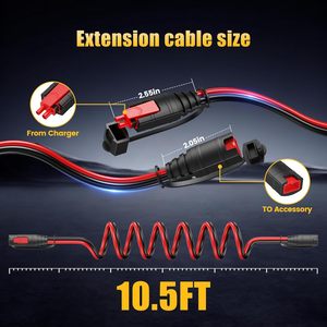Cavo di Prolunga <span class=keywords><strong>NOCO</strong></span> <span class=keywords><strong>Genius</strong></span> GC004 X-Connect da 3,2 m con Conduttore in Ottone, Isolamento in PVC, Grado di Protezione IP67, 25V, Accessori per Caricabatterie - Product Image 6
