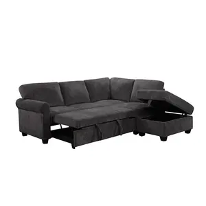 Tianhang Furniture 4 Sitze Ottomane Sofa faltbar Cabrio Wohnzimmer billig Sofa Schlafs ofa mit USB