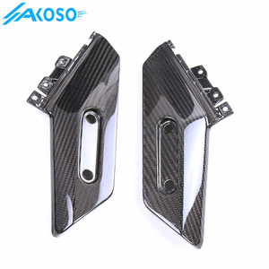 AKOSO, accesorios de fibra de carbono para motocicleta, guardabarros delantero, cubierta embellecedora de Panel lateral, Kits de carenado para Yamaha <span class=keywords><strong>Tmax</strong></span> 560 2017-2024 - Product Image 2