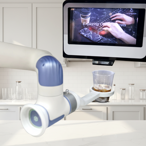 Intelligent Six-axis Collaborative Robot Commercial Coffee Making Sales Kiosk Motor Bearing 5.68KW Power 100-150 Drinks Capacity - Product Image 1