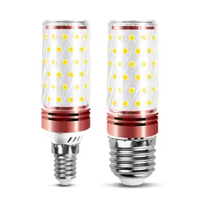 Wholesale 12W/16W LED Corn Lamp E27/E14 Screw Three-Color Dimming Energy Saving for Residential Use 220V AC Supply