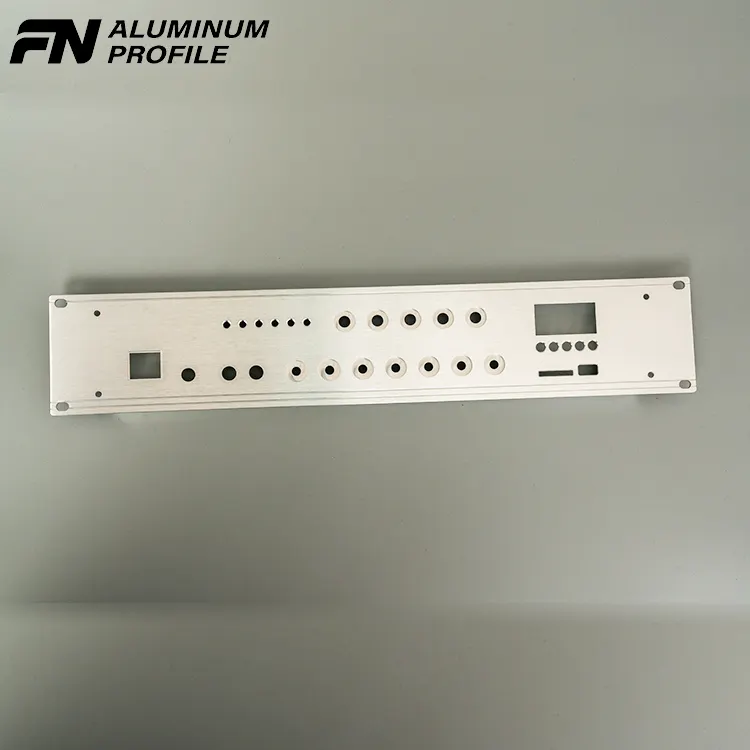 Aluminium Audio Eindversterker Panel Cnc Deel Aluminium Eindversterker Panel