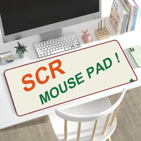 Tapis de souris de jeu WLX SCR en gros avec logo personnalisé et design anime par sublimation, forme rectangulaire, plusieurs tailles