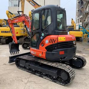 Original Japanese for Kubota U55 <strong>Mini</strong> <strong>Excavator</strong> 5.5ton Secondhand Crawler with 1 Year Warranty - Product Image 1