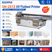 Impresora UV Plana Todo en Uno 2513 para Alfombras, PVC, Acrílico, Pelotas de Golf, Láminas de Acero Inoxidable, Impresora de Inyección de Tinta UV con Cabezal Ricoh