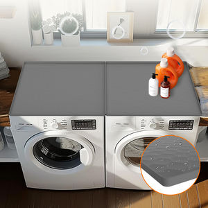Tapis de protection supérieur en silicone lavable pour laveuse et sécheuse Tapis de rangement supérieur en silicone écologique pour machine à laver - Product Image 1