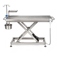 Table d'opération vétérinaire XY ACS02, table élévatrice électrique en acier inoxydable pour cliniques vétérinaires et hôpitaux pour animaux